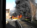 26.2.2010 KVB Bus ausgebrannt Koeln Suerth Heidelweg